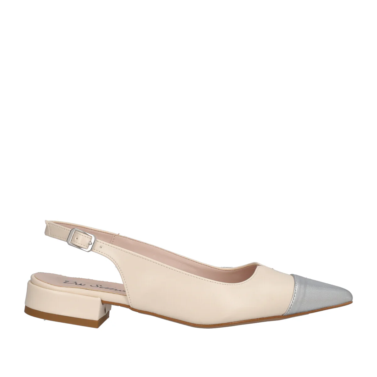 Slingback Donna Burro e Silver