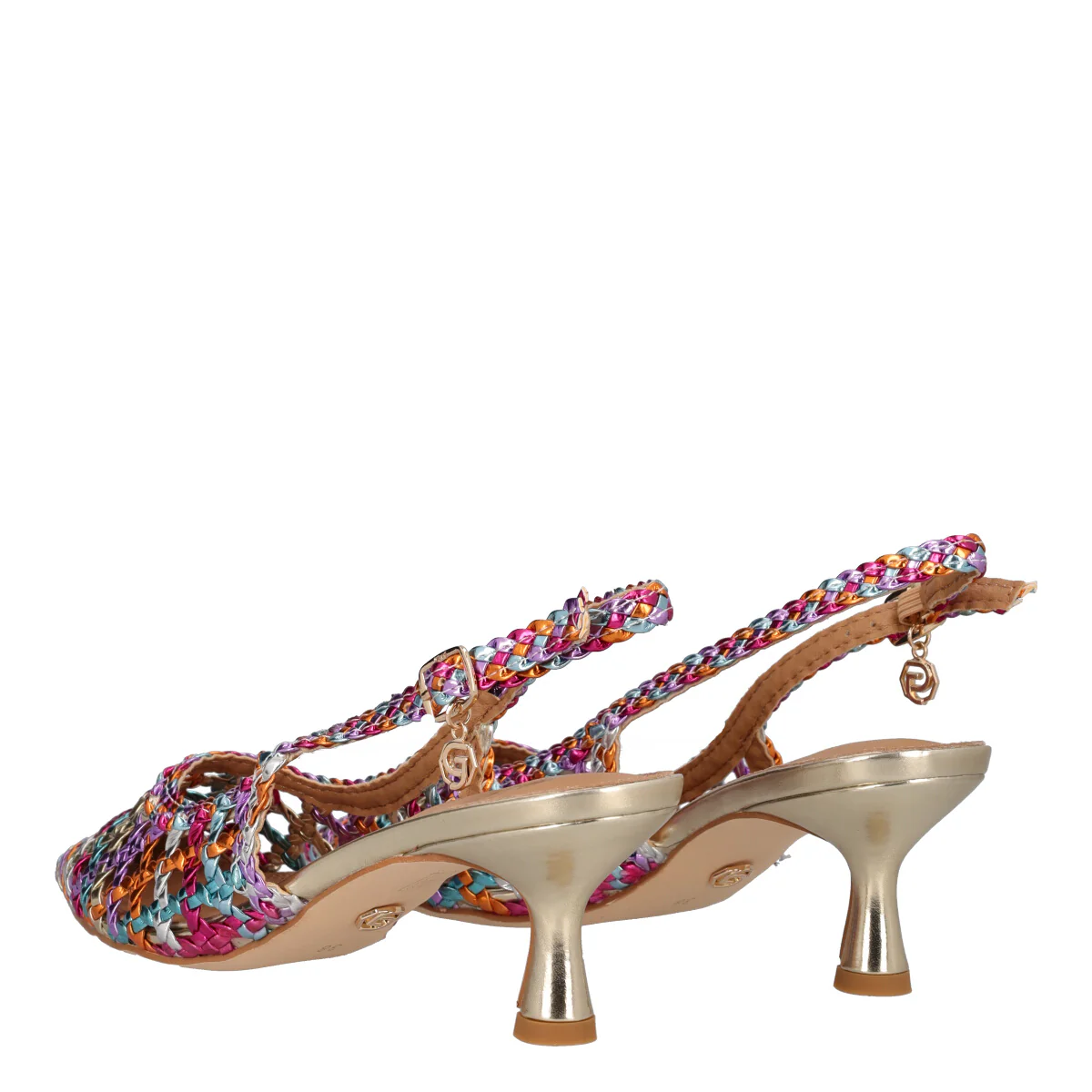 Slingback Donna Multicolor Metallizzato - Image 4