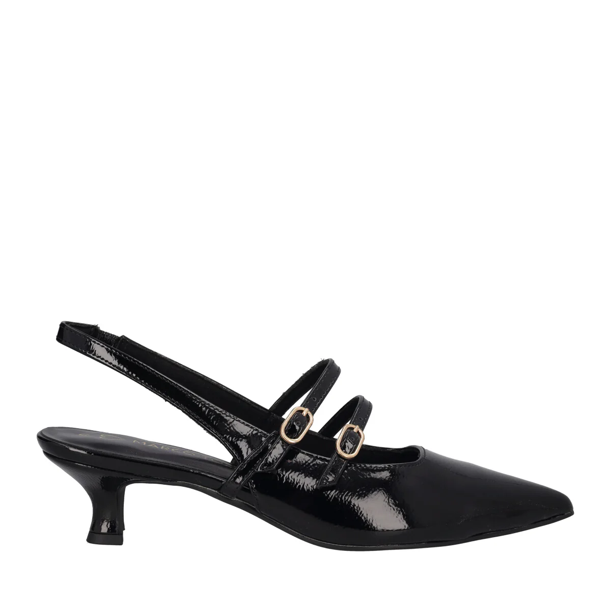 Slingback Donna Nere Lucide