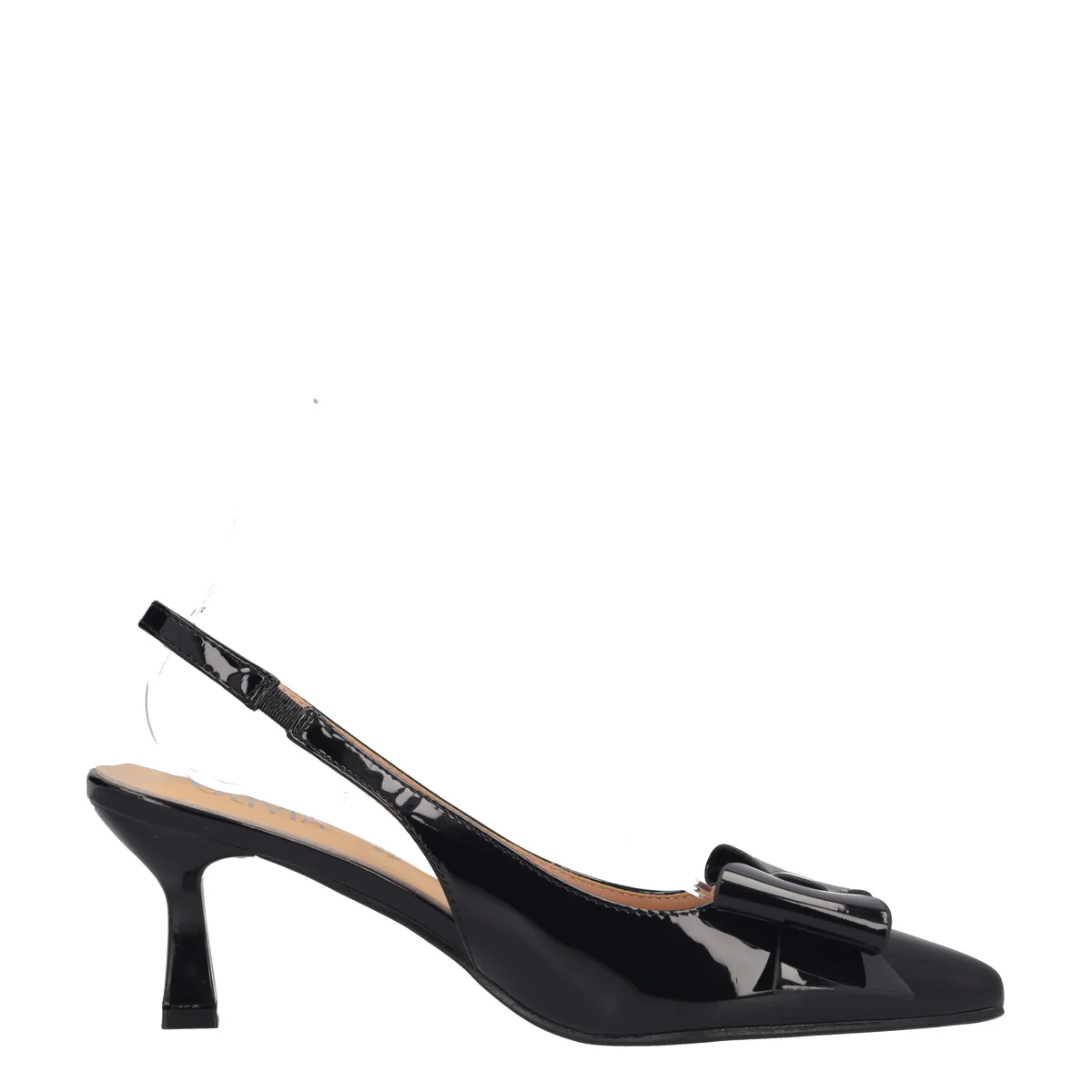 Slingback Donna Vernice Nere - Image 2