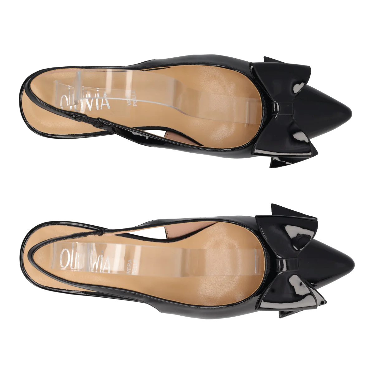 Slingback Donna Vernice Nere - Image 5