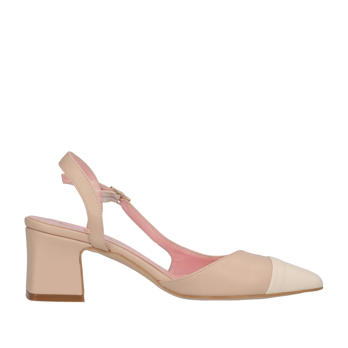 Slingback Donna Panna e Nude - Image 2