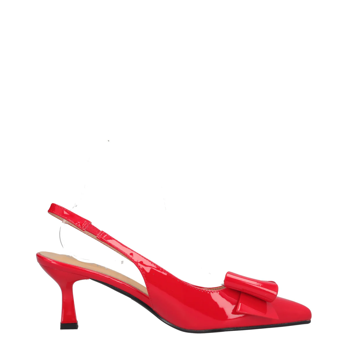 Slingback Donna Rosso Vernice - Image 2
