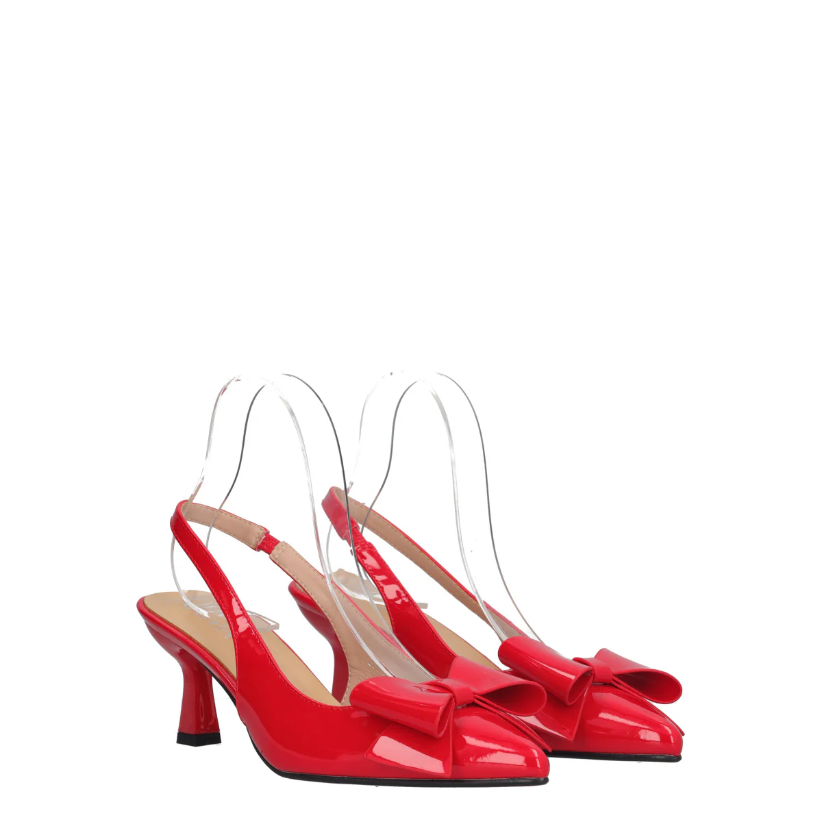 Slingback Donna Rosso Vernice - Image 3