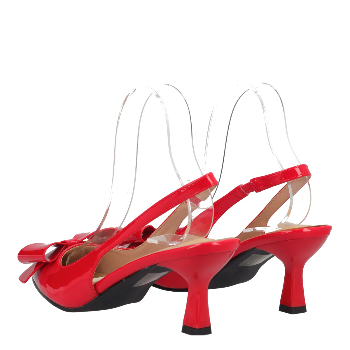Slingback Donna Rosso Vernice - Image 4