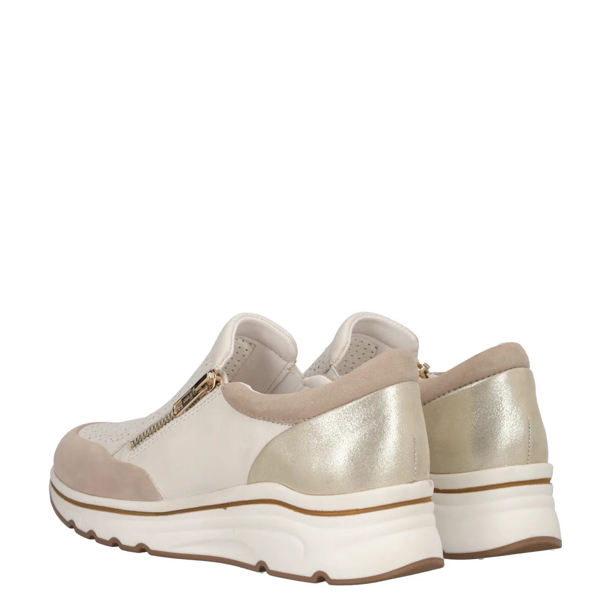 Slip-on Donna Beige e Off White - Image 4