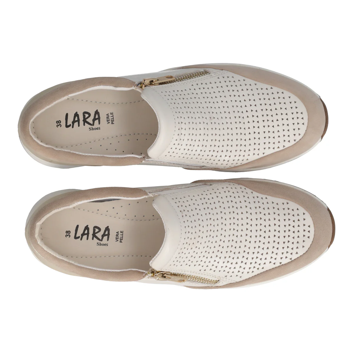 Slip-on Donna Beige e Off White - Image 5