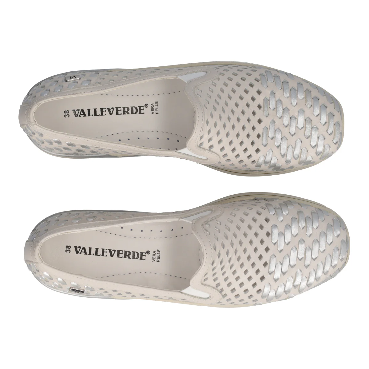 Slip-on Donna Bianche e Argento - Image 5