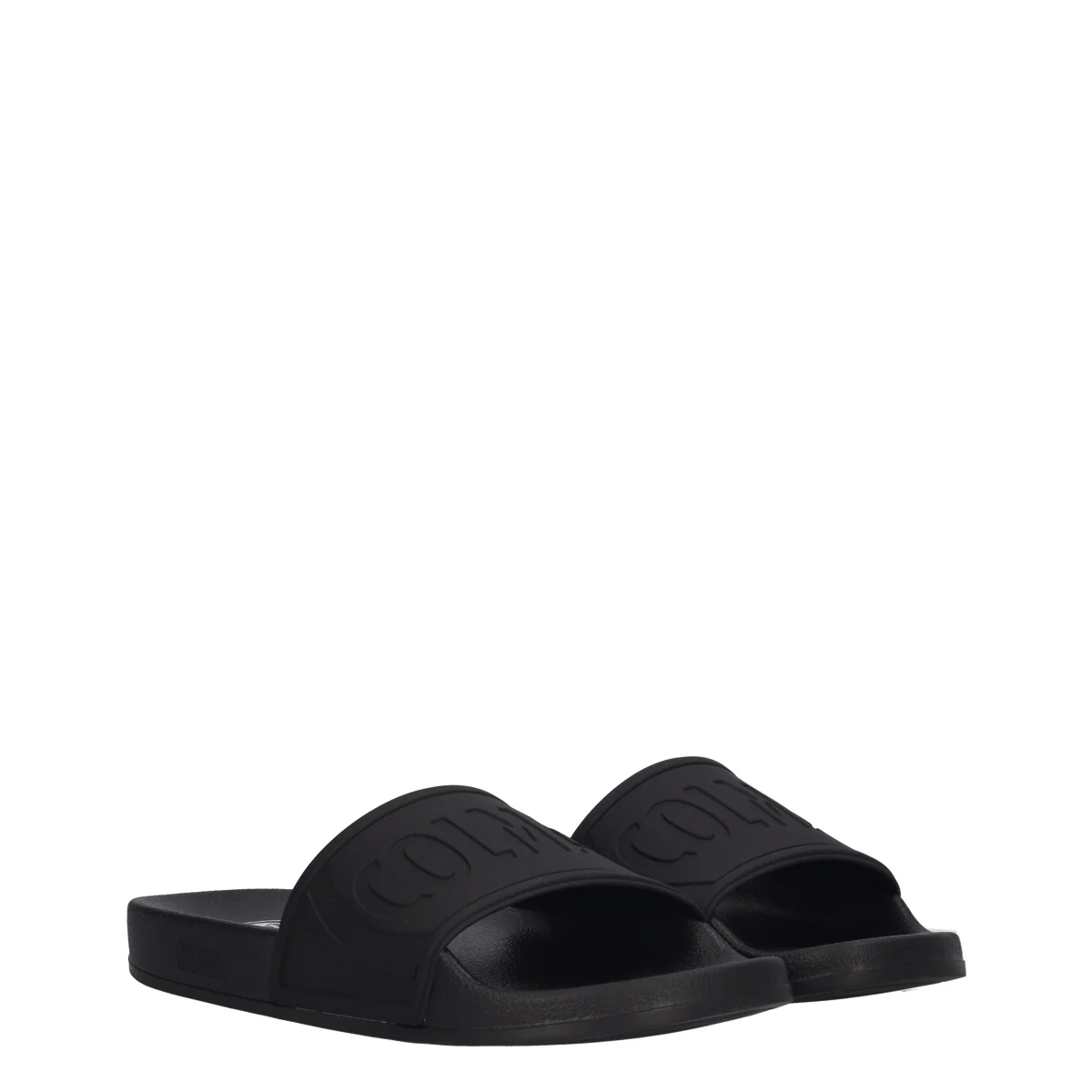 SLIPPER LOGO Ciabatte Mare Uomo Nere - Image 3