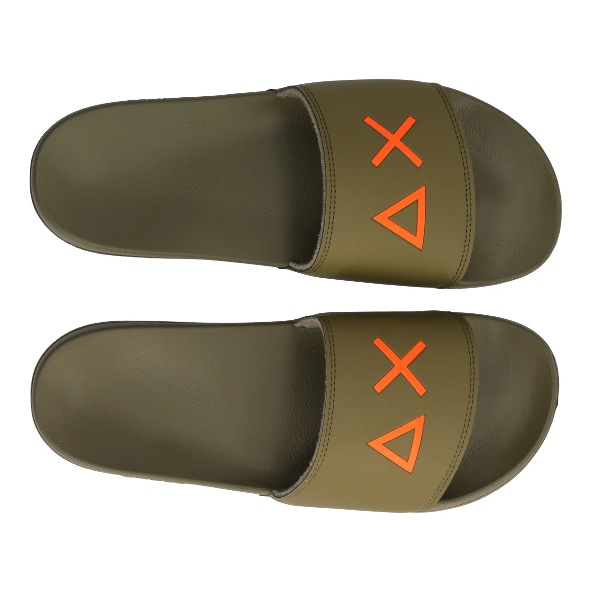 SLIPPERS LOGO Ciabatte Uomo Verdi - Image 5