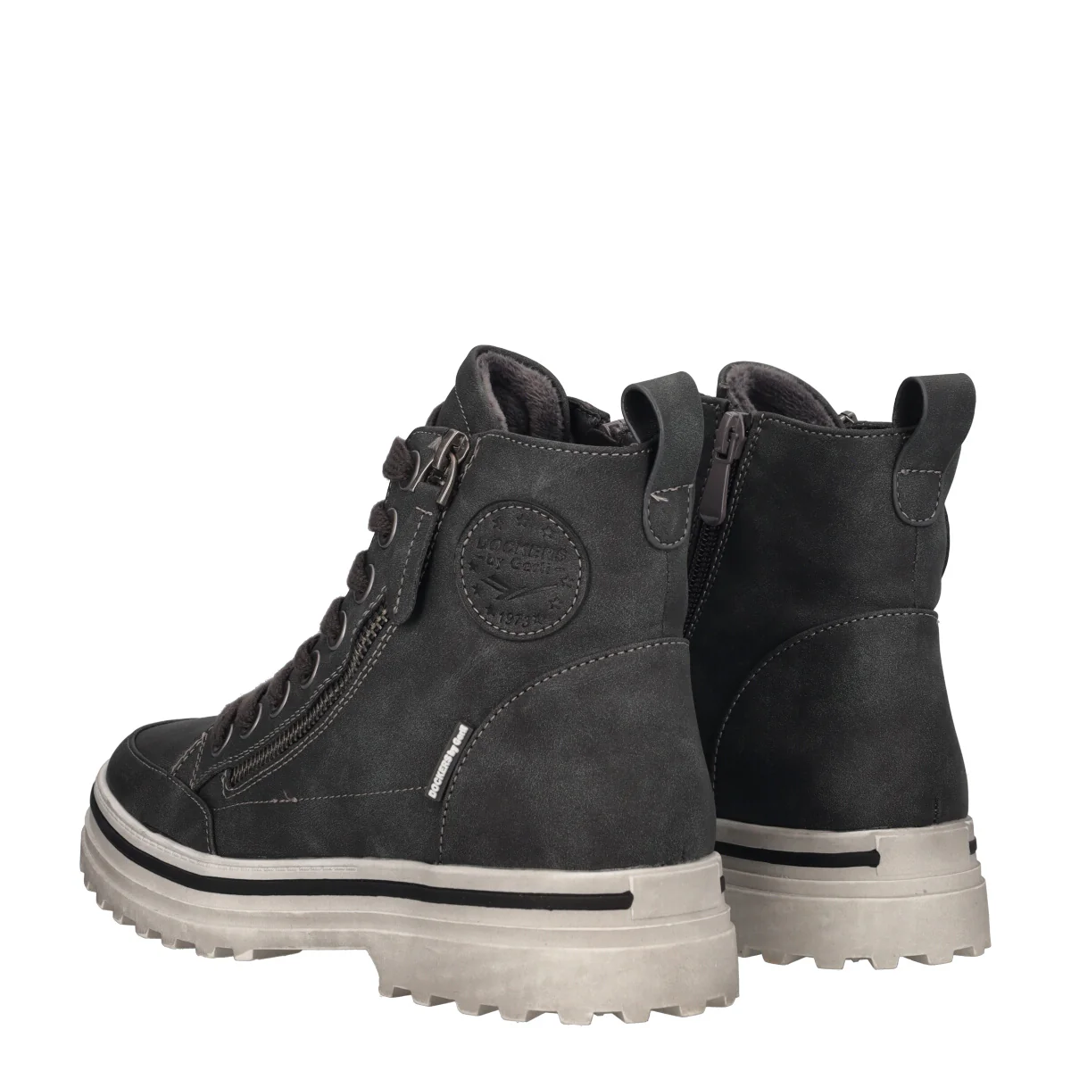 Sneakers Alte Donna Grigie - Image 4