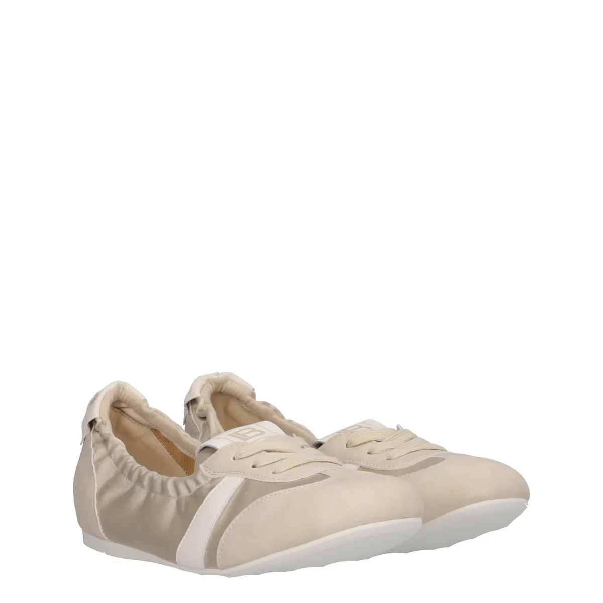 Sneakers Ballerina Donna Beige - Image 3
