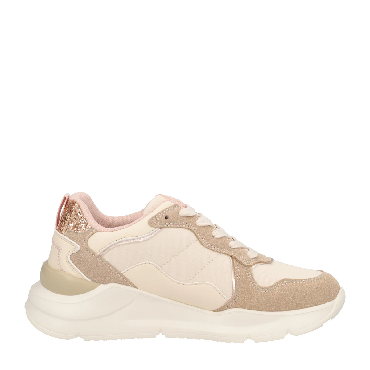Sneakers Bambina Beige - Image 2