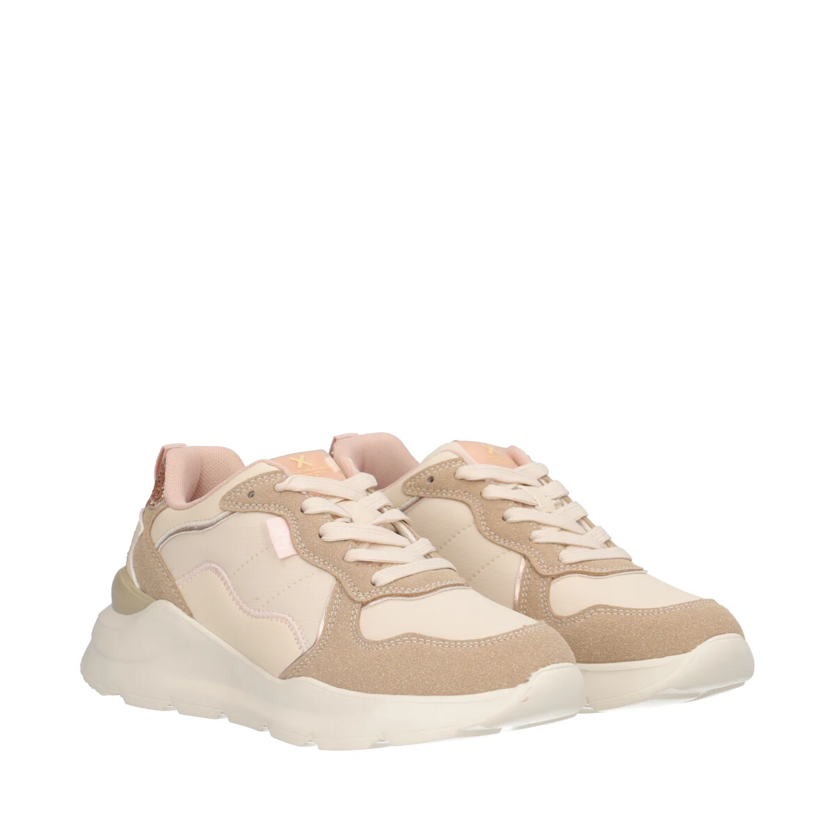 Sneakers Bambina Beige - Image 3