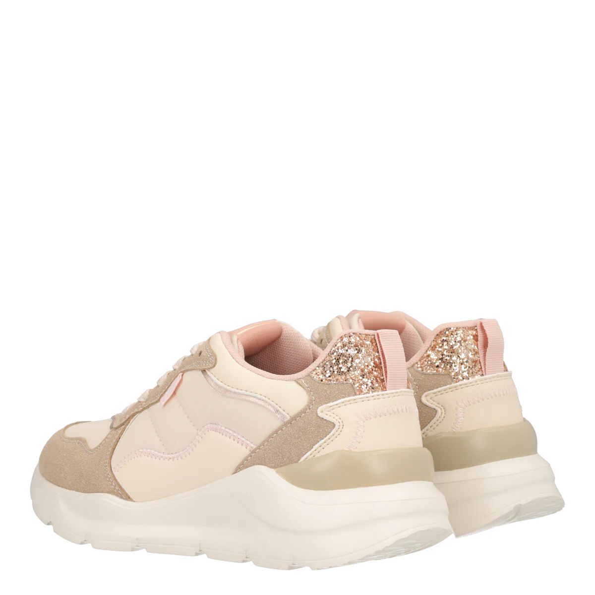 Sneakers Bambina Beige - Image 4