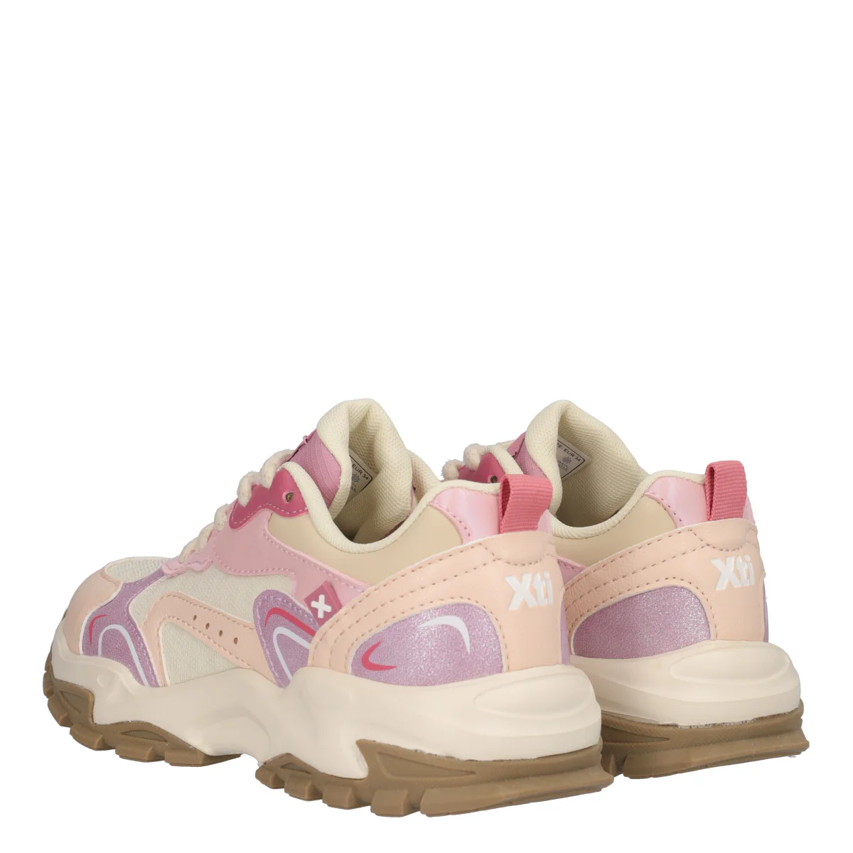 Sneakers Bambina Beige e Rosa - Image 4