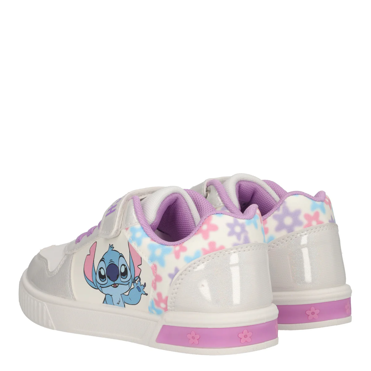 Sneakers Bambina Bianche Lilo & Stitch con Luci - Image 4