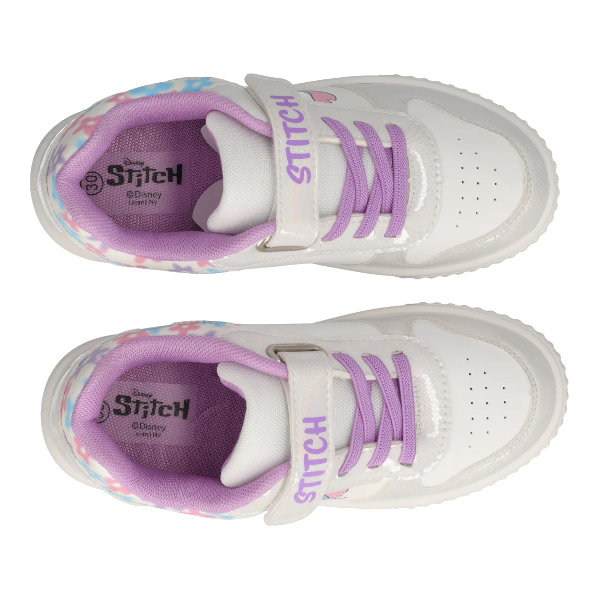 Sneakers Bambina Bianche Lilo & Stitch con Luci - Image 5