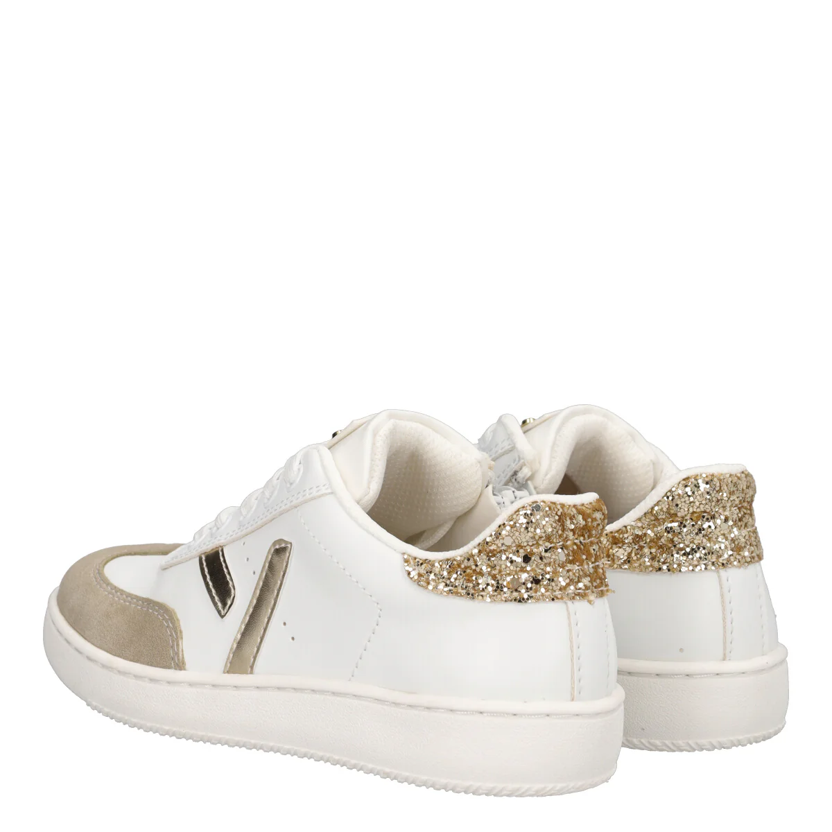 Sneakers Bambina Bianche e Oro - Image 4
