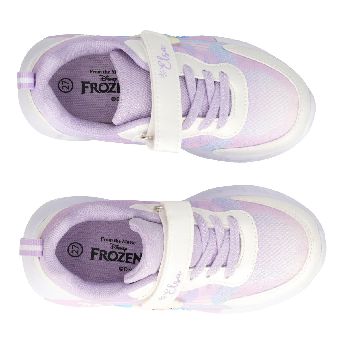Sneakers Bambina Frozen Lilla con Luci - Image 5