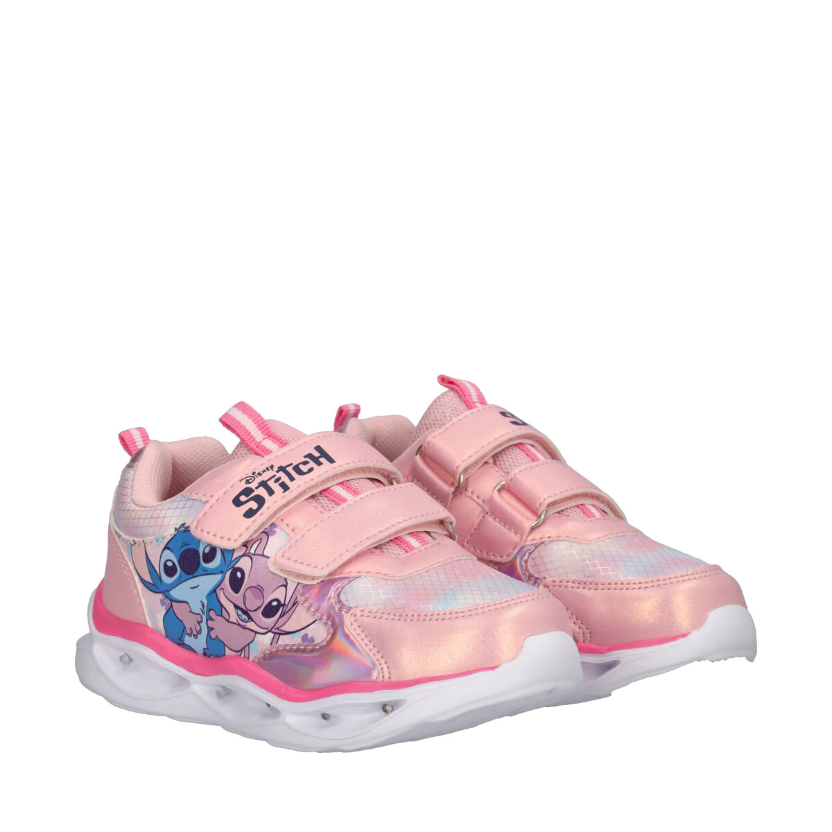Sneakers Bambina Lillo e Stitch Rosa - Image 3