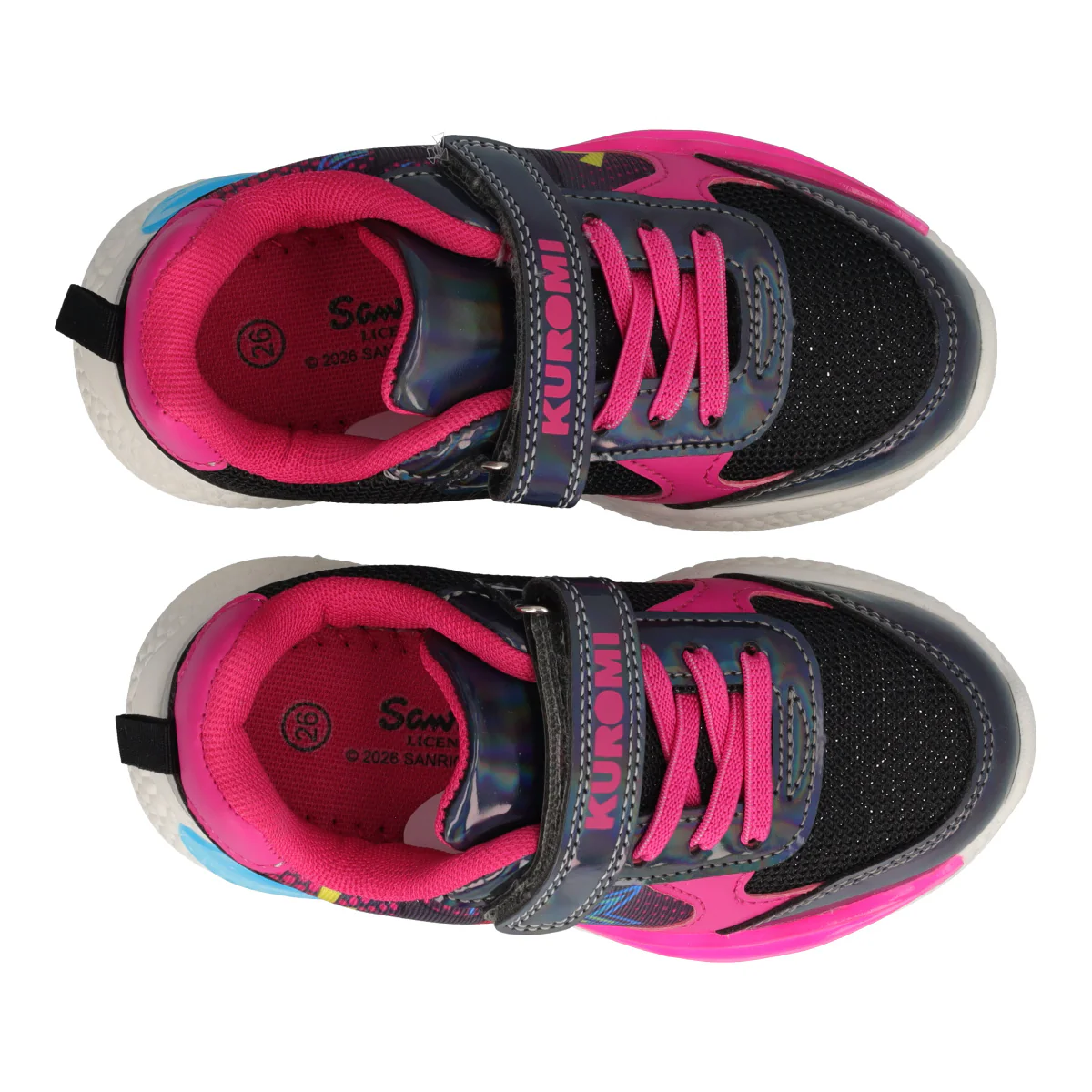 Sneakers Bambina Multicolor Kuromi con Luci - Image 5