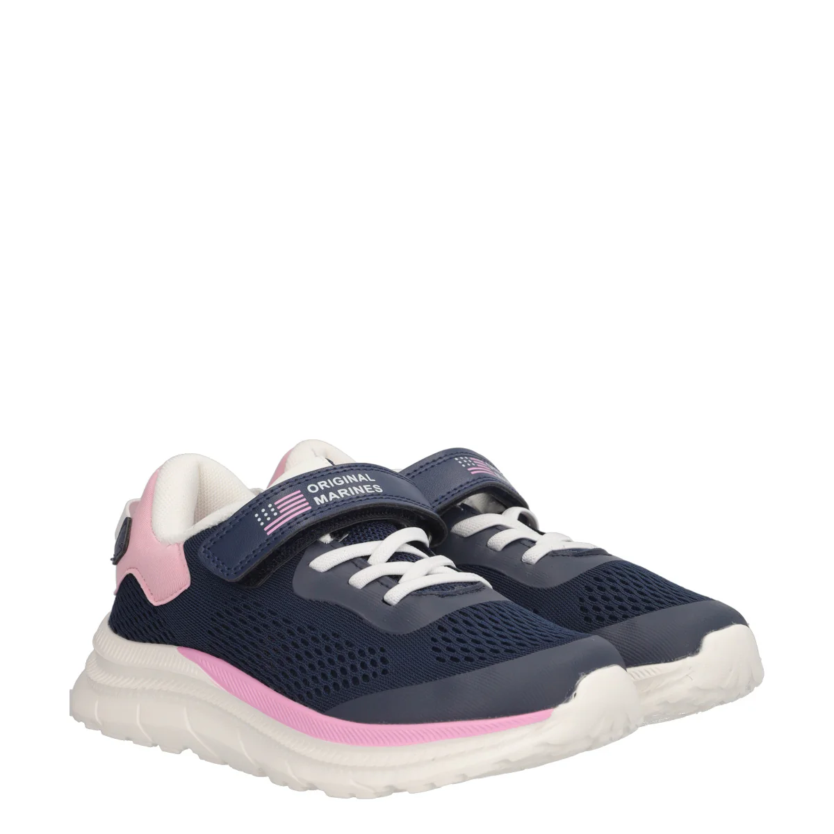 Sneakers Bambina Nere e Rosa - Image 3