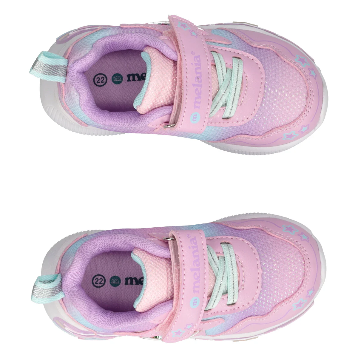 Sneakers Bambina Rosa e Lilla con Luci - Image 5