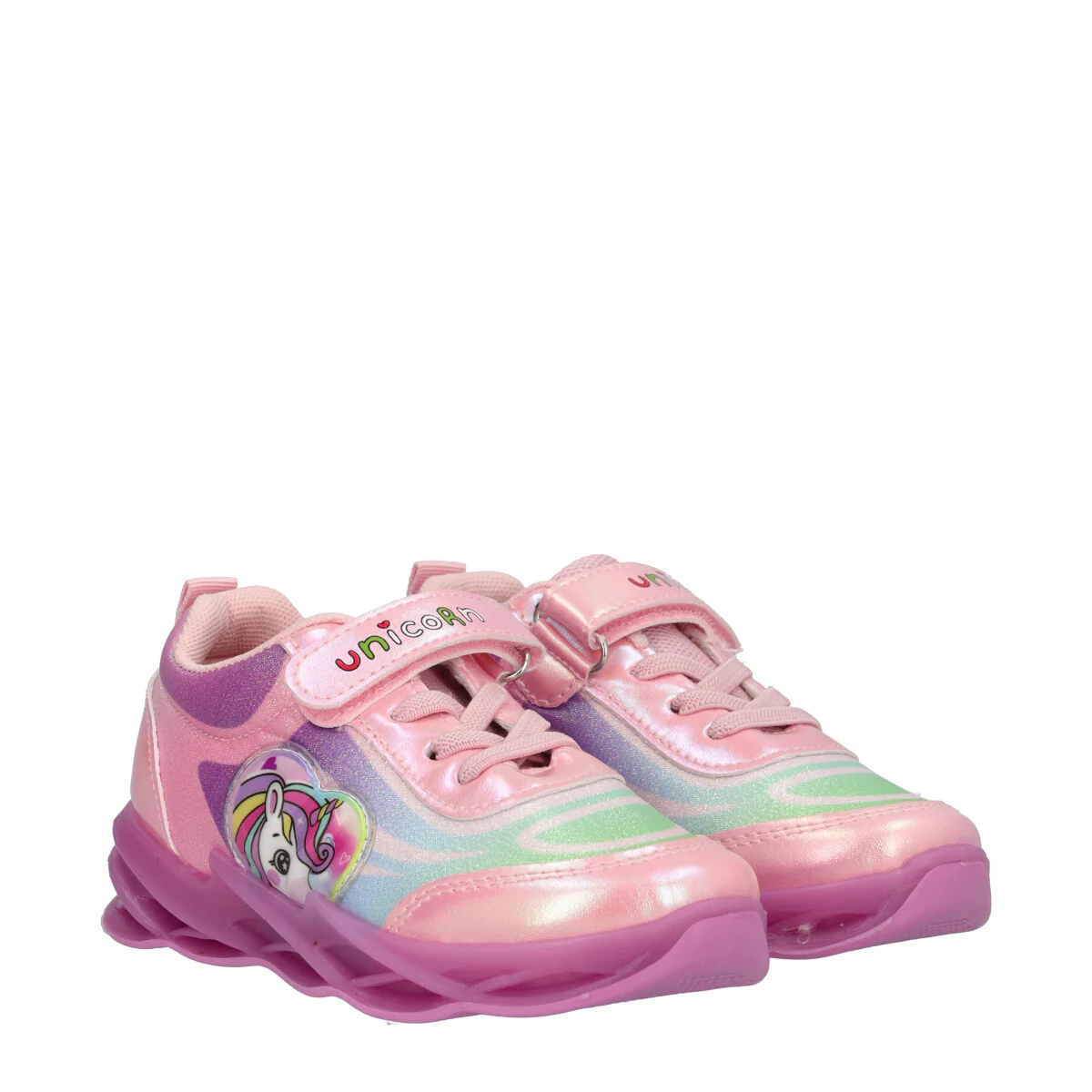 Sneakers Bambina Unicorno Rosa - Image 3