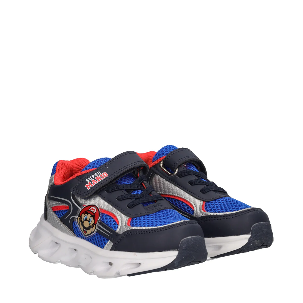 Sneakers Bambini Blu Super Mario con Luci - Image 3