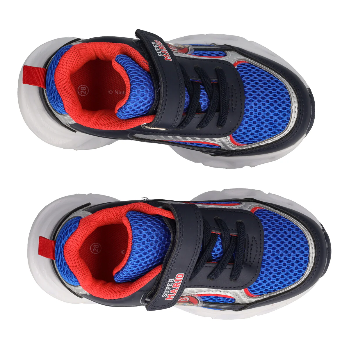 Sneakers Bambini Blu Super Mario con Luci - Image 5
