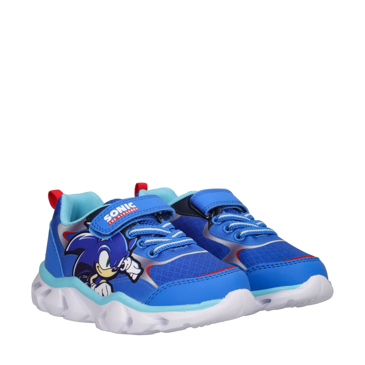 Sneakers Bambini Blu, Sonic con Luci - Image 3