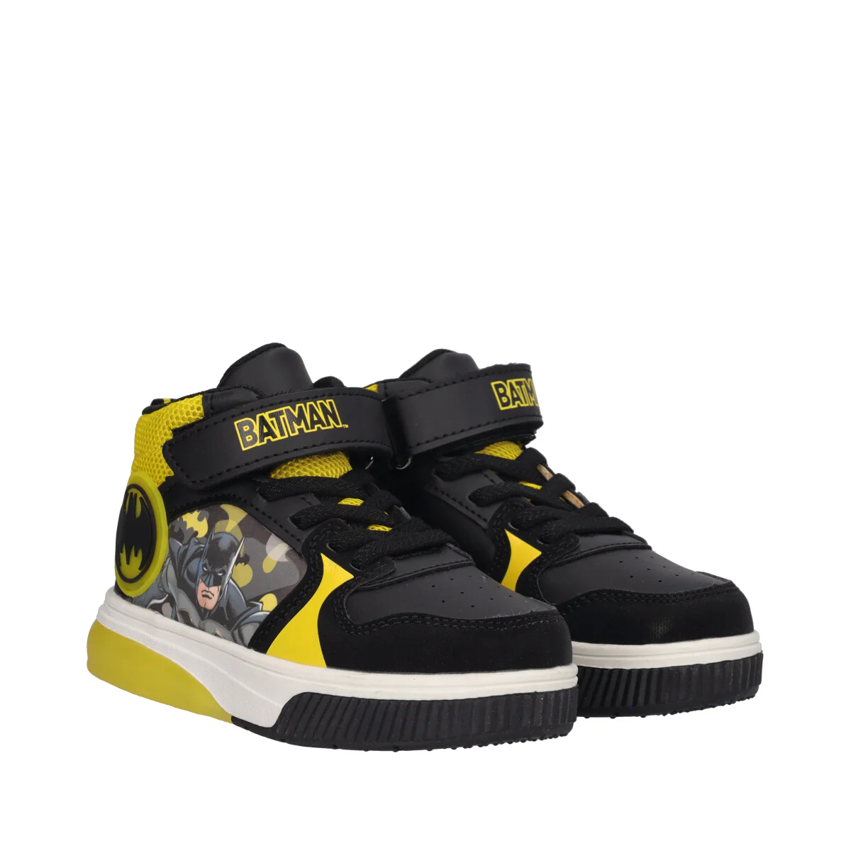 Sneakers Bambini Gialle e Nere di Batman con Luci - Image 3