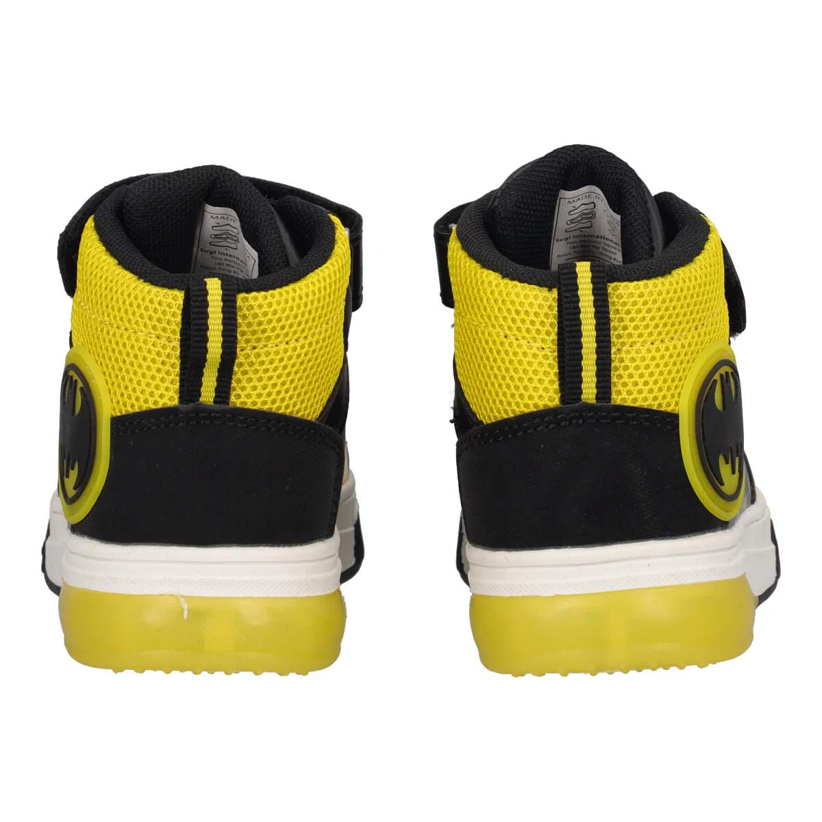 Sneakers Bambini Gialle e Nere di Batman con Luci - Image 5
