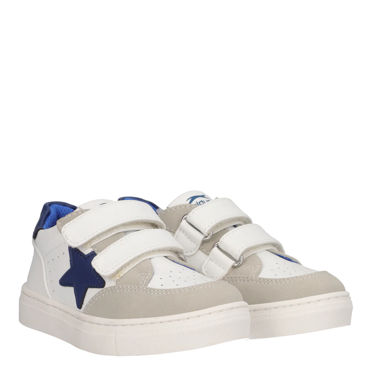 Sneakers Bambino Bianche e Blu - Image 3