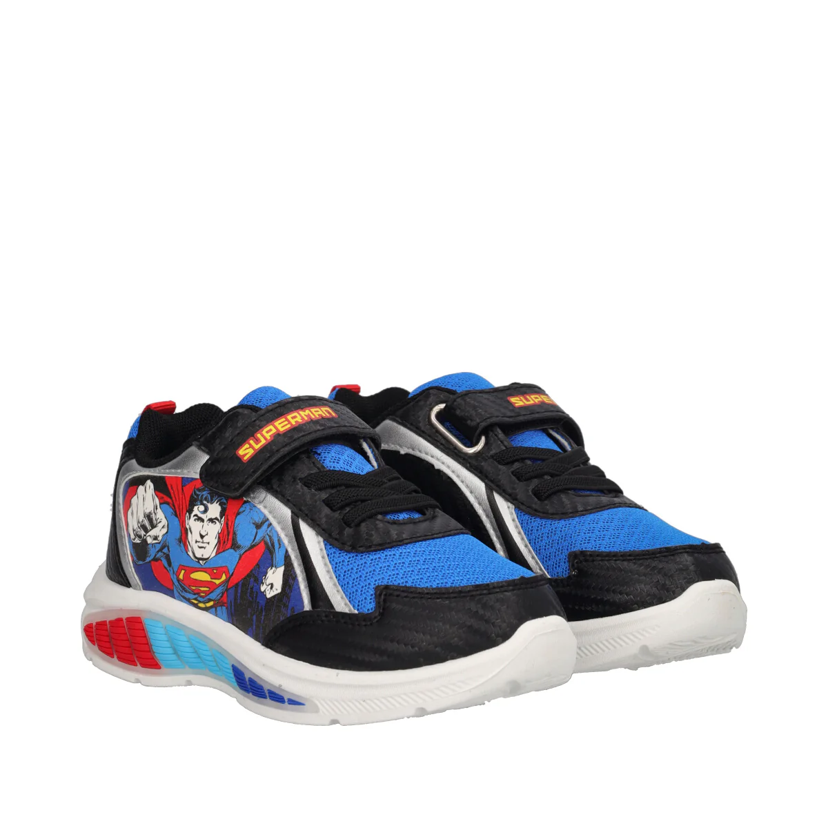 Sneakers Bambino Blu Superman con Luci - Image 3