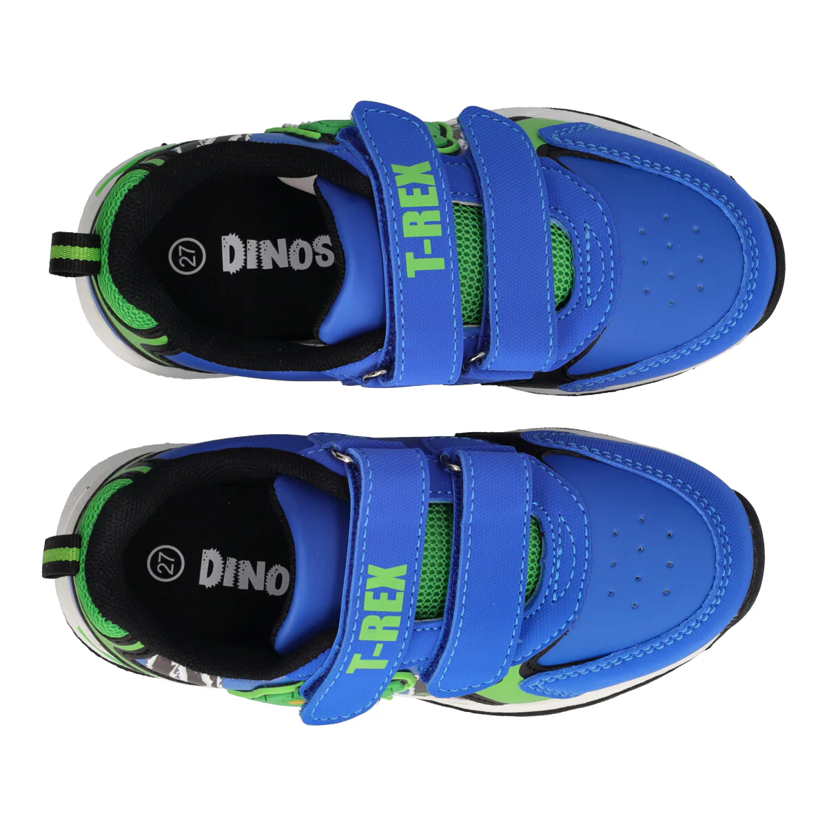 Sneakers Bambino Blu e Verde T-Rex con Luci - Image 5