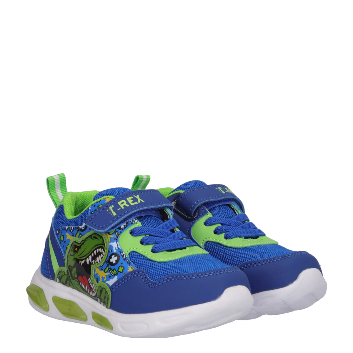 Sneakers Bambino Dinosaur Blu con Luci - Image 3