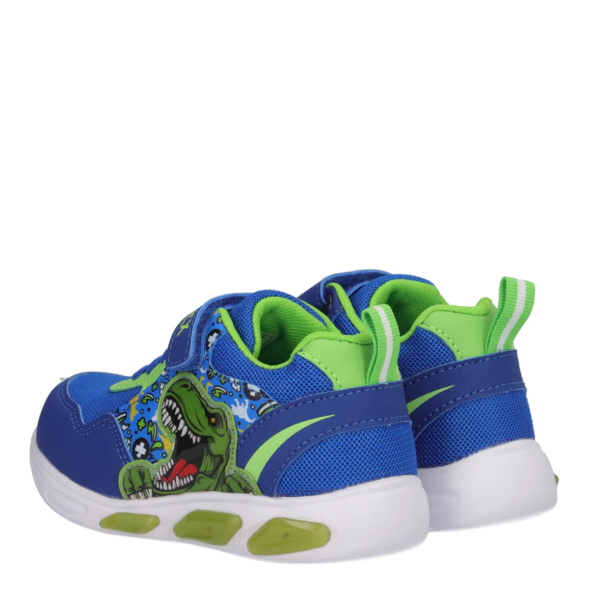 Sneakers Bambino Dinosaur Blu con Luci - Image 4