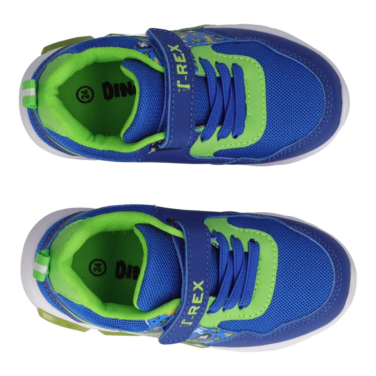 Sneakers Bambino Dinosaur Blu con Luci - Image 5