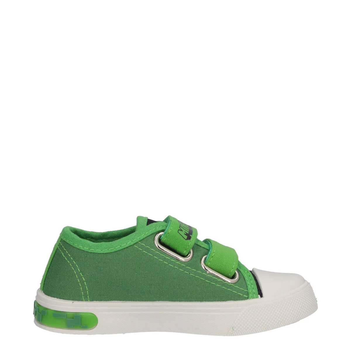 Sneakers Bambino Minecraft Verdi con Luci - Image 2