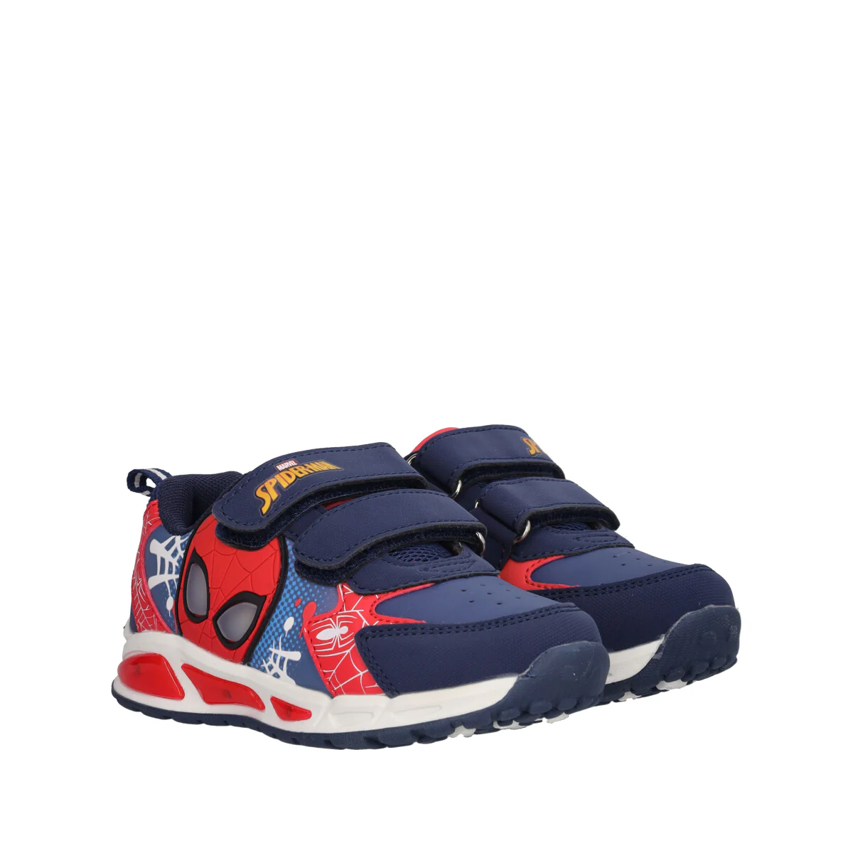 Sneakers Bambino Rosse e Blu Spider-Man con Luci - Image 3