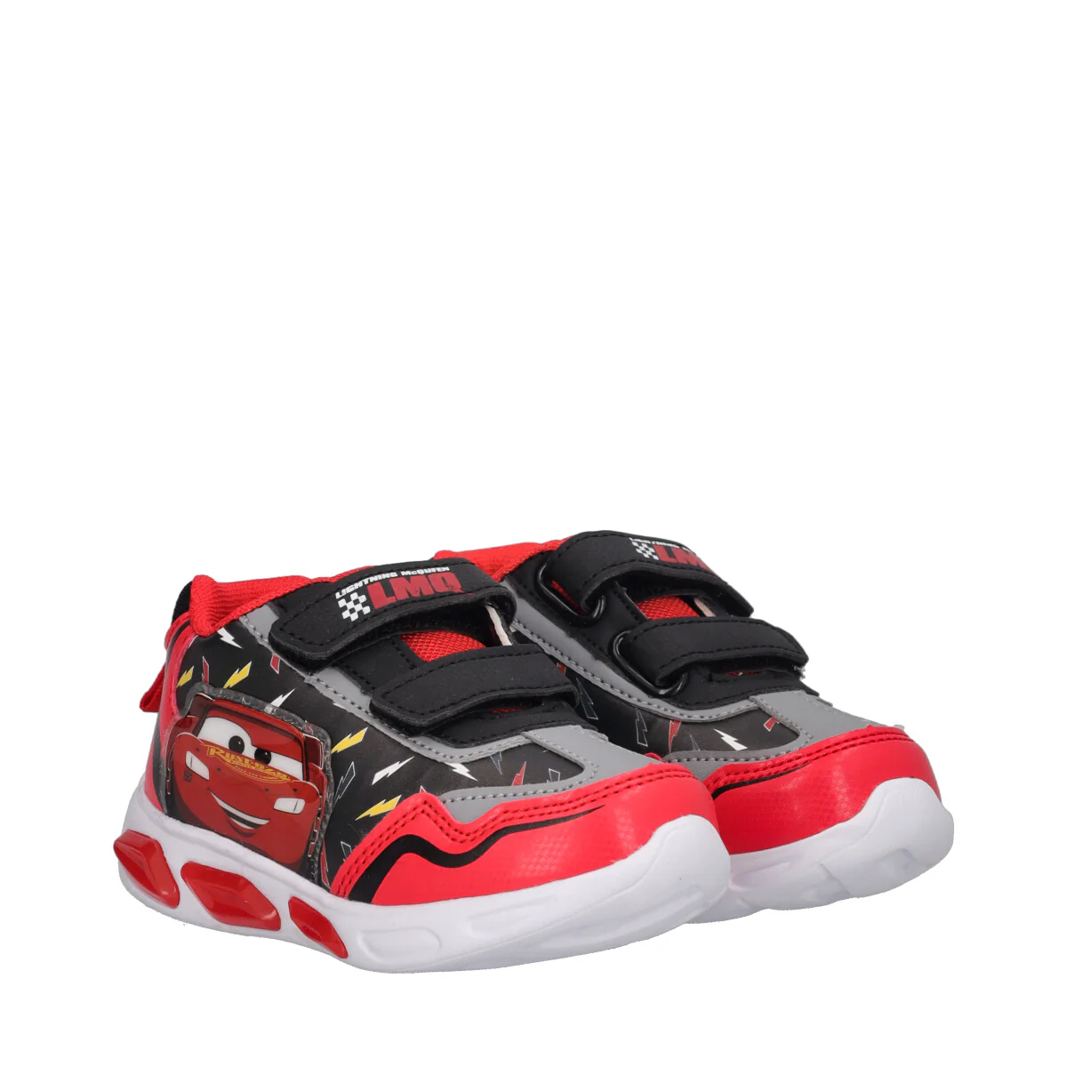 Sneakers Bambino Rosse Saetta McQueen con Luci - Image 3