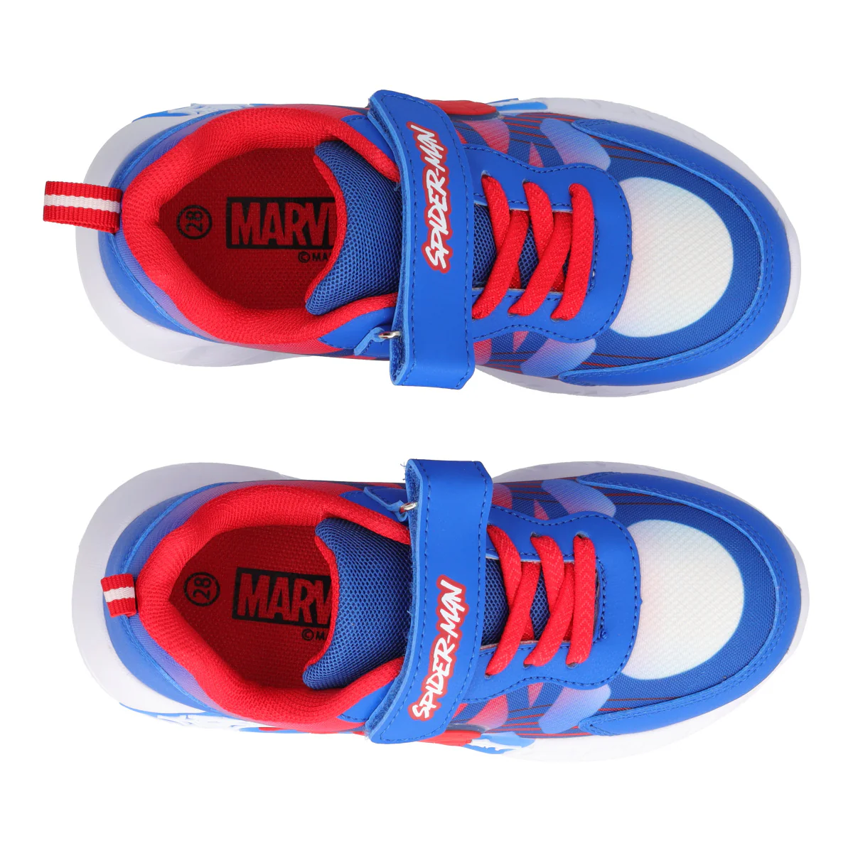 Sneakers Bambino SpiderMan Blu e Rosse con Luci - Image 5