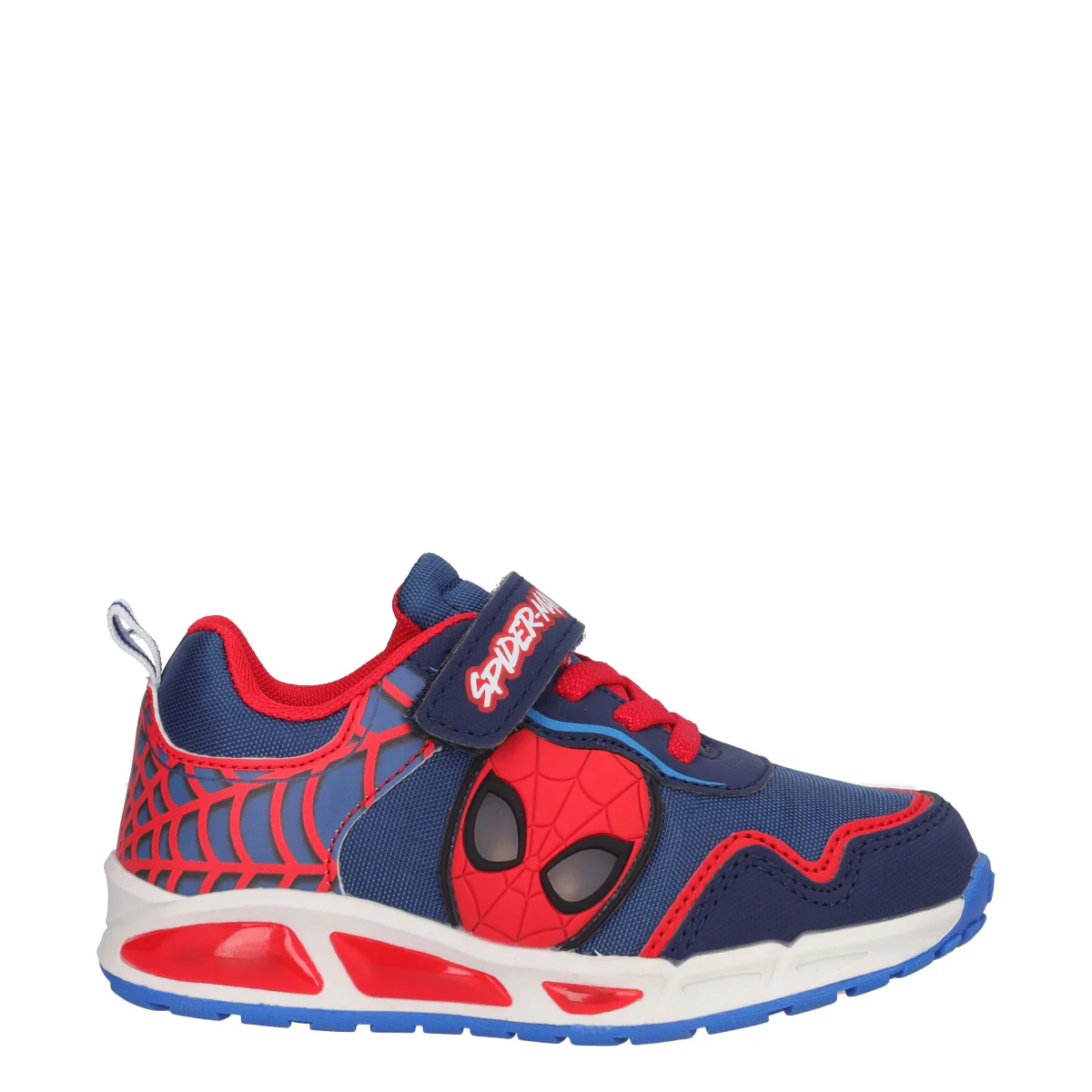 Sneakers Bambino SpiderMan Rosse e Blu con Luci