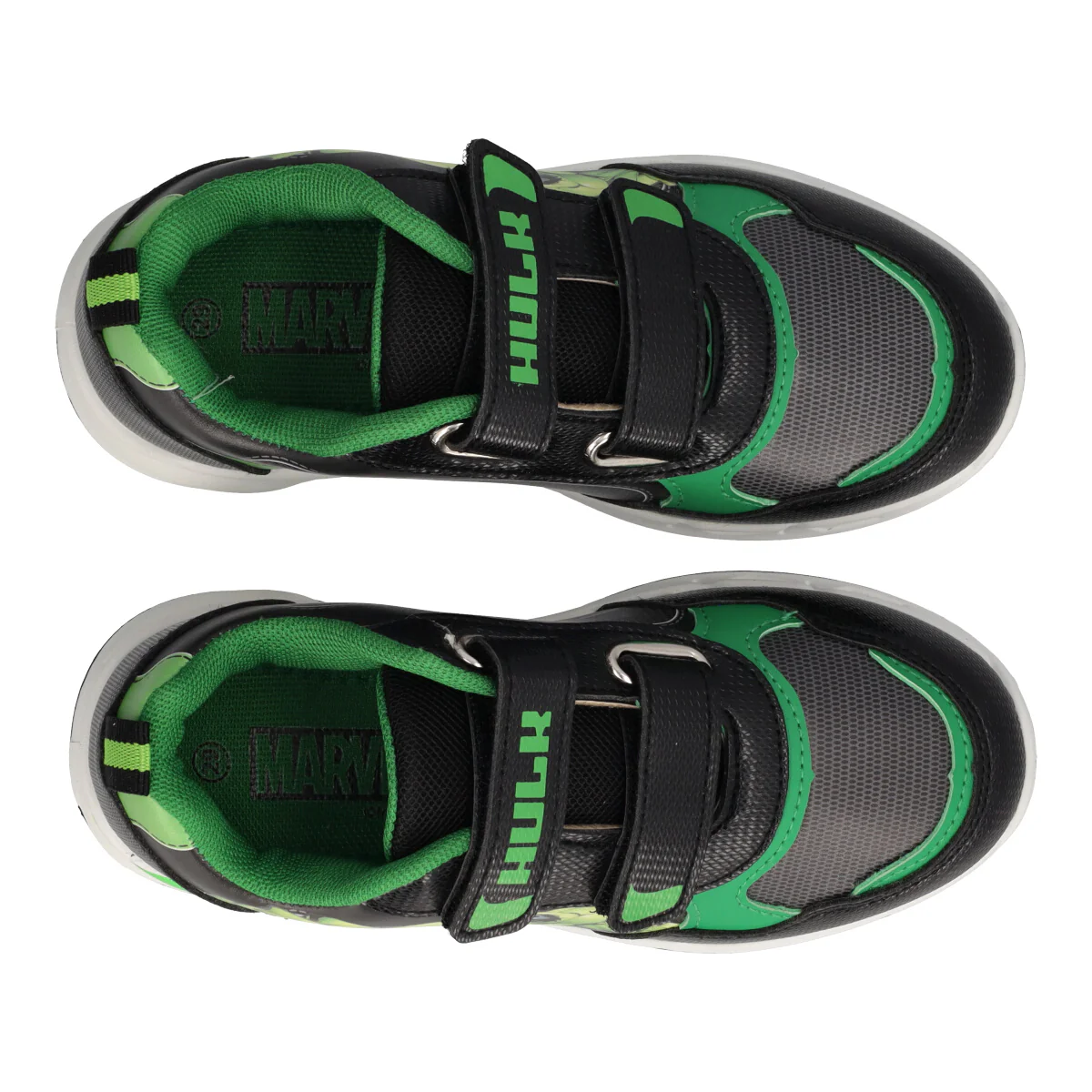 Sneakers Bambino Verdi Hulk con Luci - Image 5
