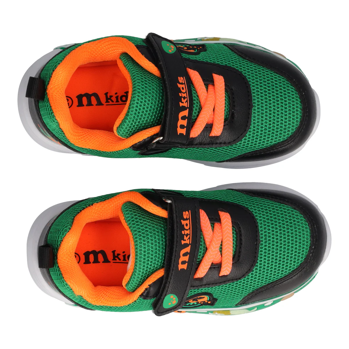 Sneakers Bambino Verdi con Luci - Image 5