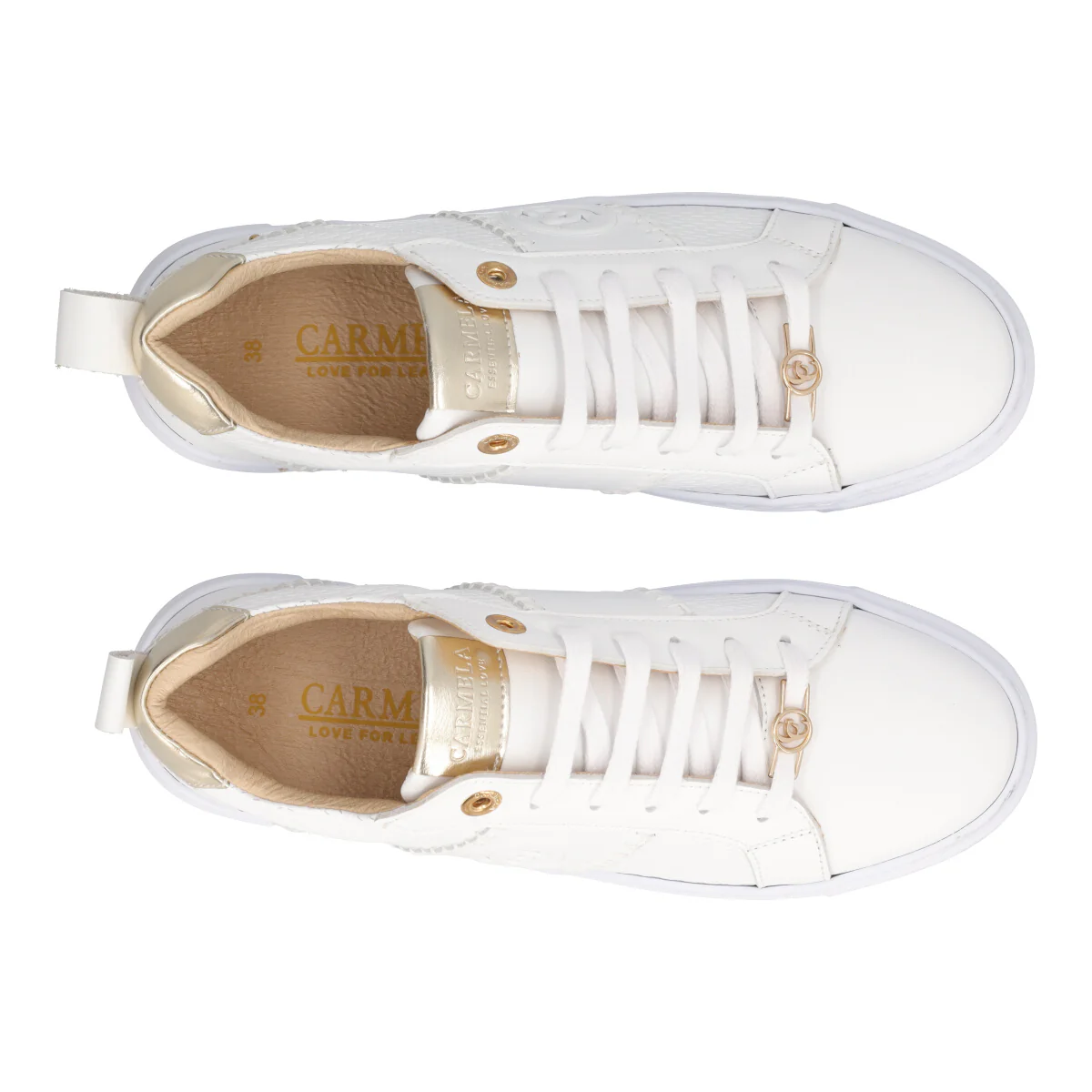 Sneakers Bianche in Pelle - Image 5