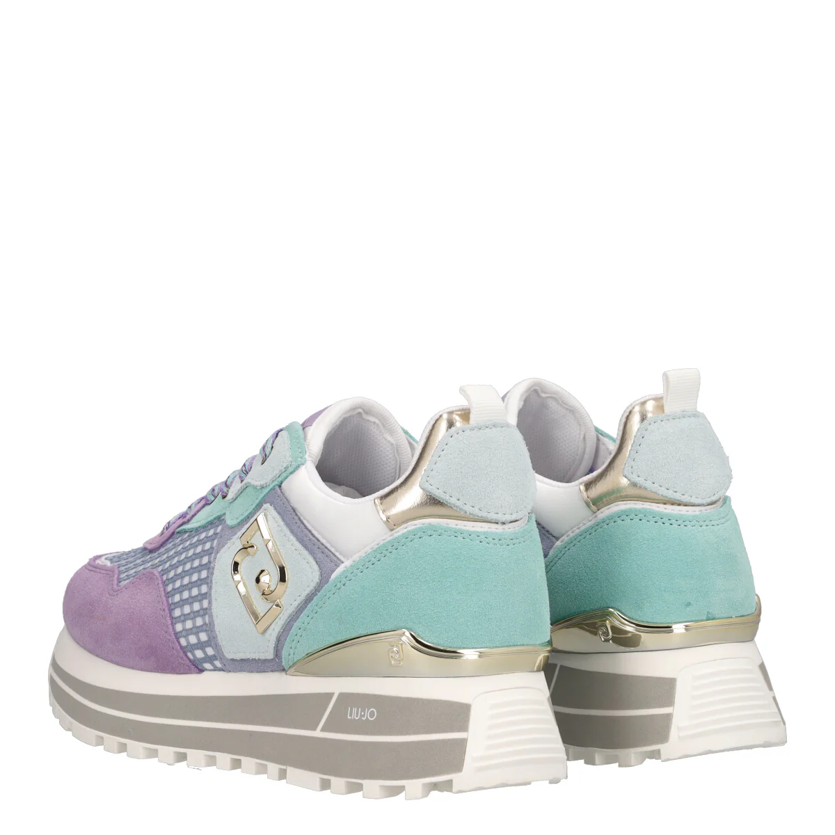 Sneakers con mesh quadrettato - Image 4