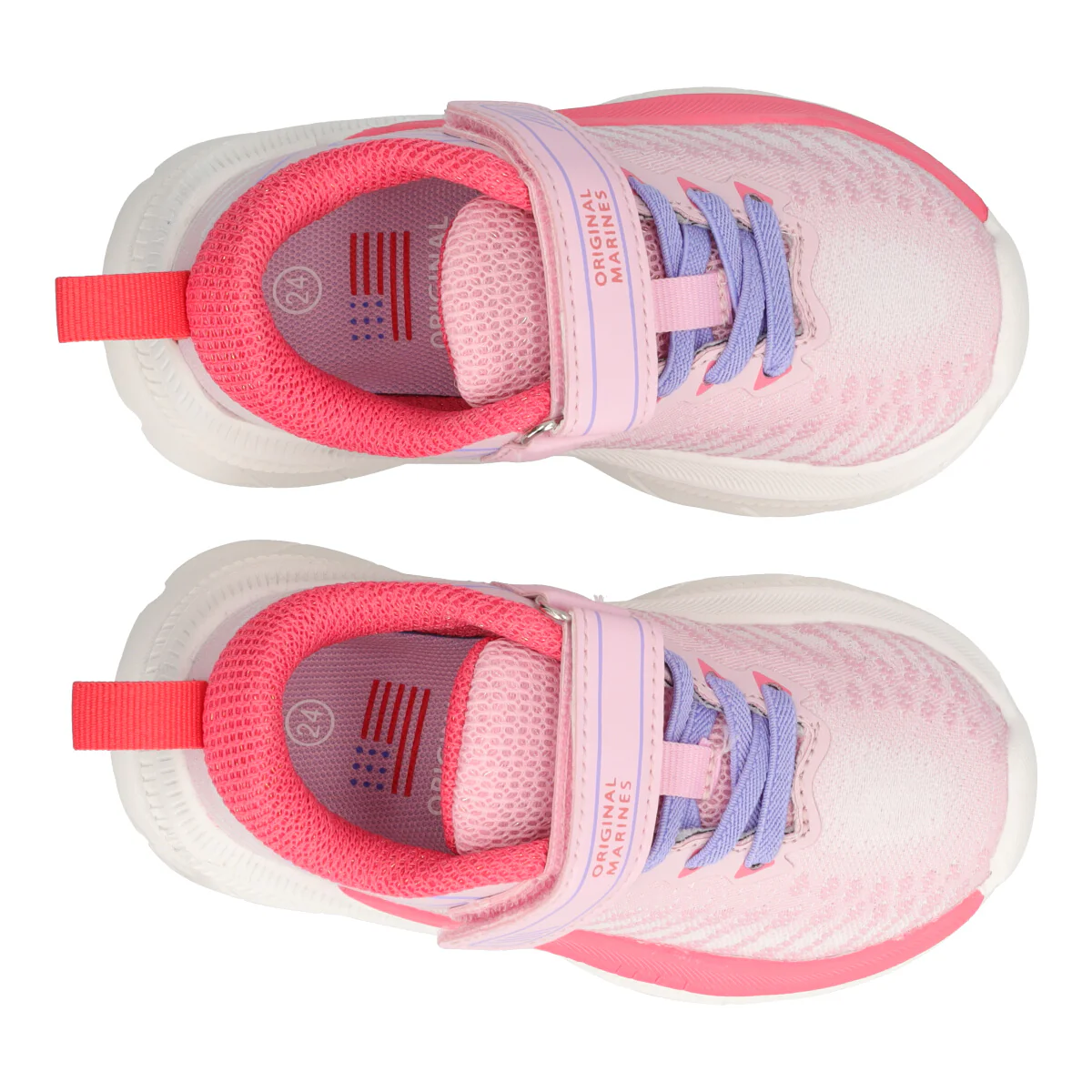 Sneakers da bambina con strap - Image 5